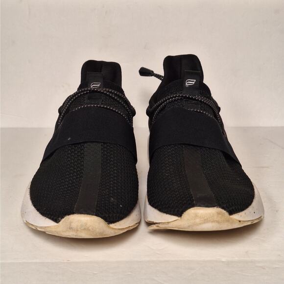 Fabletics Womens Zuma Studio Sneaker II 10 Black White Slip On Mesh Athletic - Picture 2 of 8